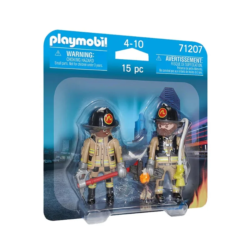 Figuras Duo Pack Bomberos Playmobil