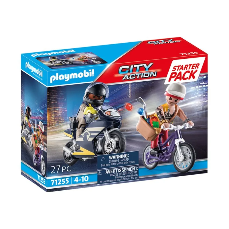 Kit Inicial Playmobil Forças Especiais E Ladrão