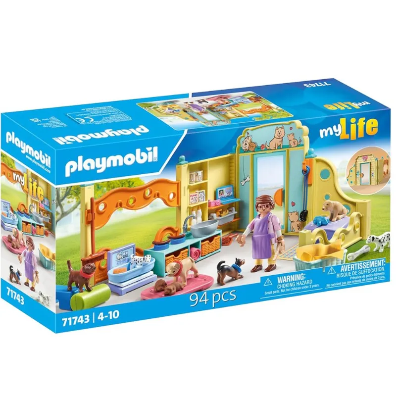 Playmobil centro de cuidados de cachorros