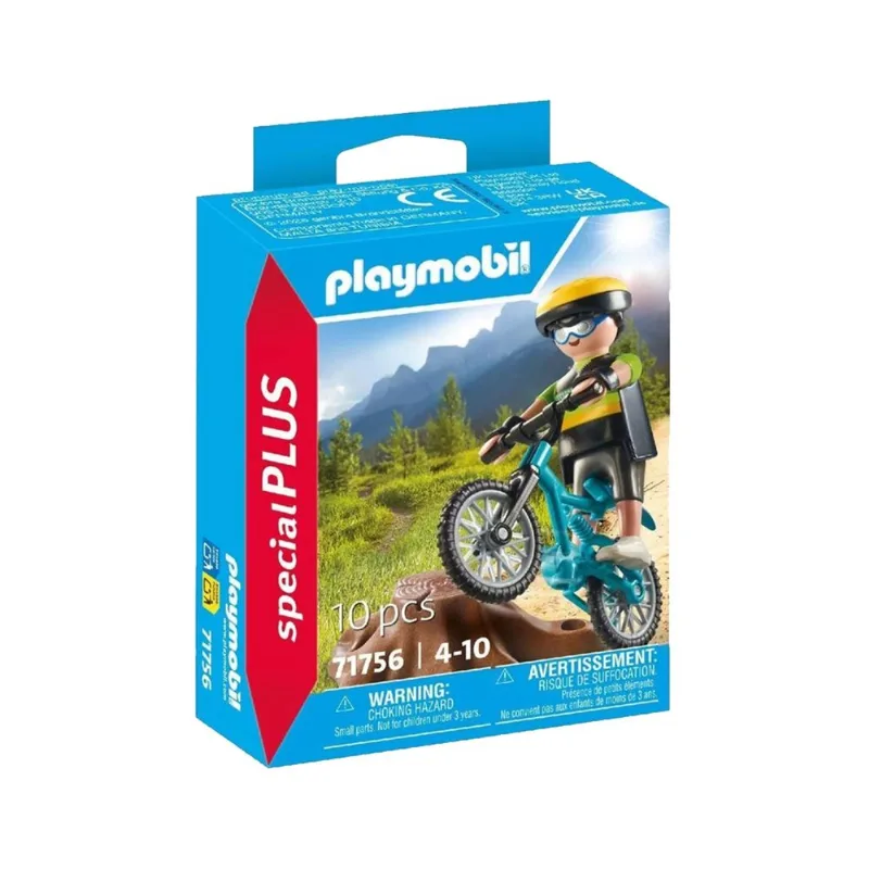 Playmobil ciclista de montaña