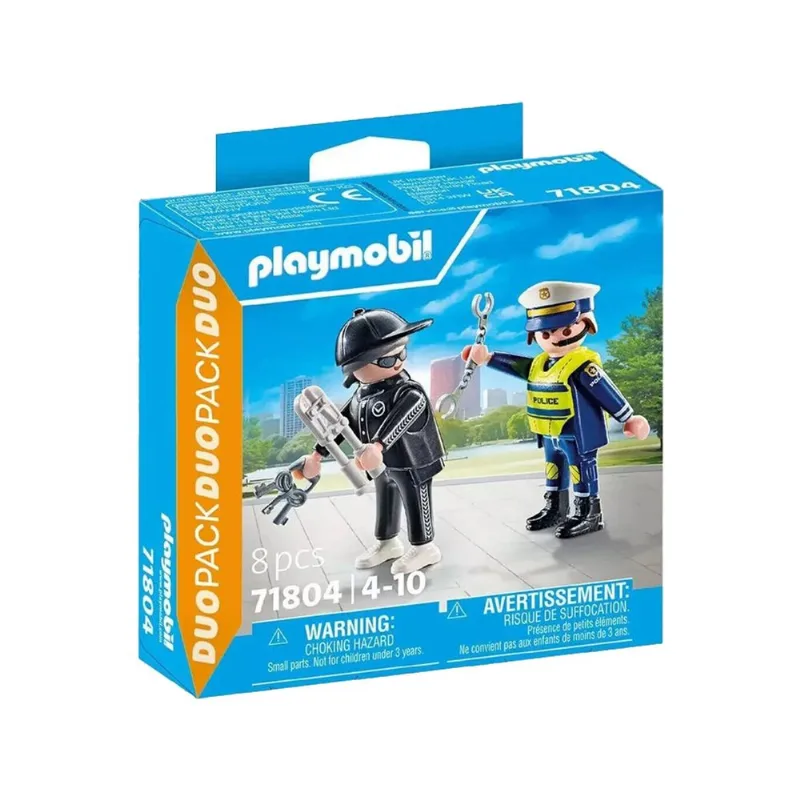 Playmobil policía y ladrón