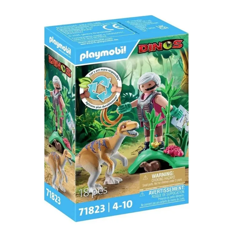 Playmobil velociraptor