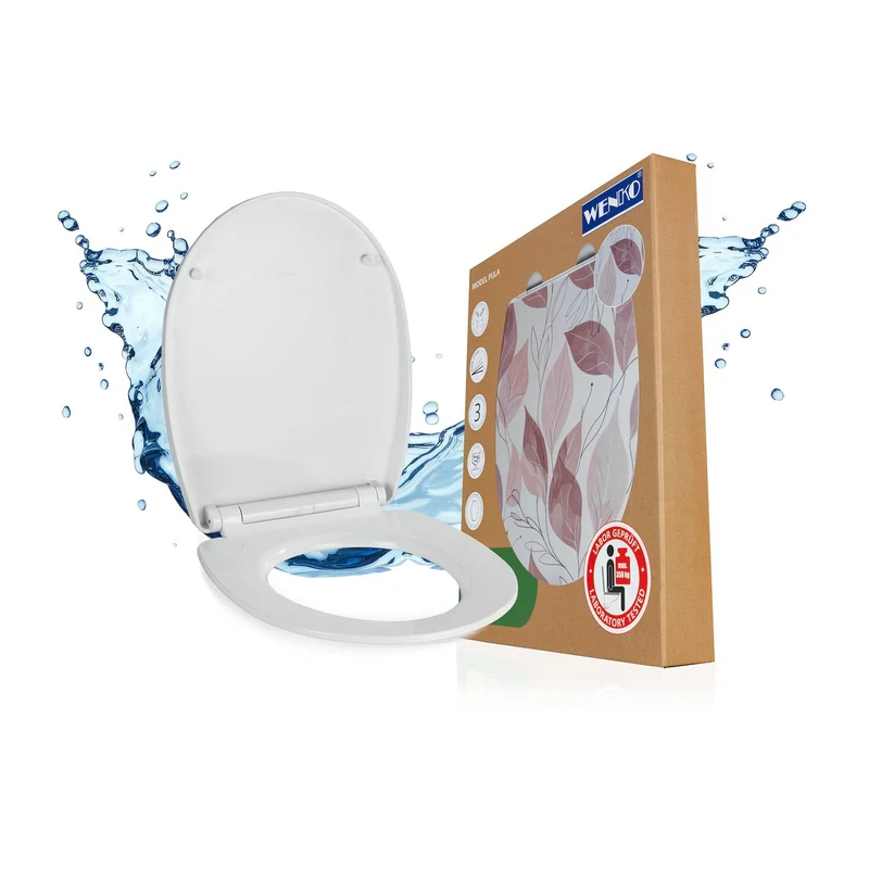 Deska sedesowa wolnoopadająca, 45 x 36,5 x 4 cm, WENKO 2