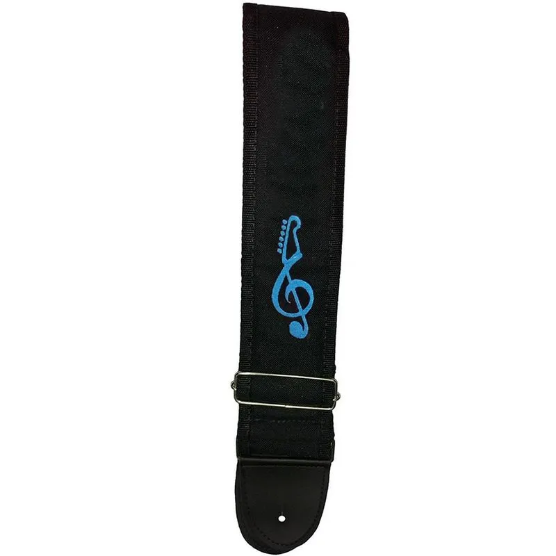 Correia Sky Eagle P-02 Preto Luxo Com Notas Musicais Azul