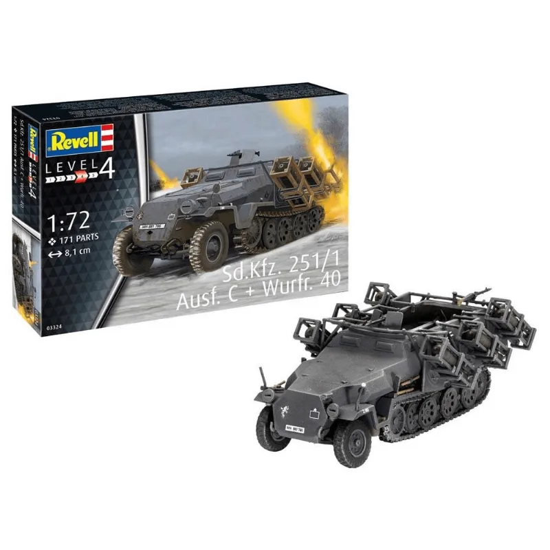 Sd.Kfz. 251/1 Ausf.C Wurfr. 40 Revell 3324