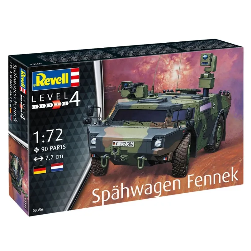 Kit plástico Spähwagen Fennek 1/72 Revell 03356