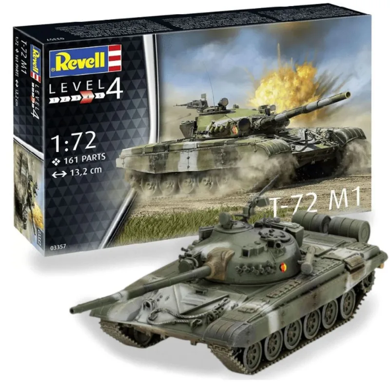 Tanque T-72 M1 Soviet Tank 1/72 Revell 03357