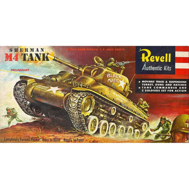 REVELL 1/40 M4 Sherman - Limited Edition Authentic Model Kit