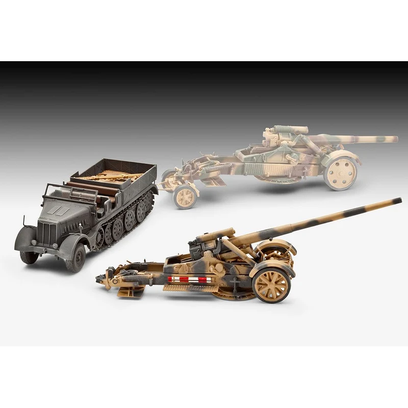 REVELL 1/72 SD.KFZ.9 "FAMO" 21CM Mortar 18/17CM Cannon 18