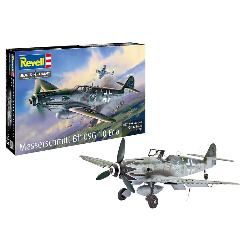 1/32 Messerschmitt Bf 109G-10 Erla Model Kit Hobbyco
