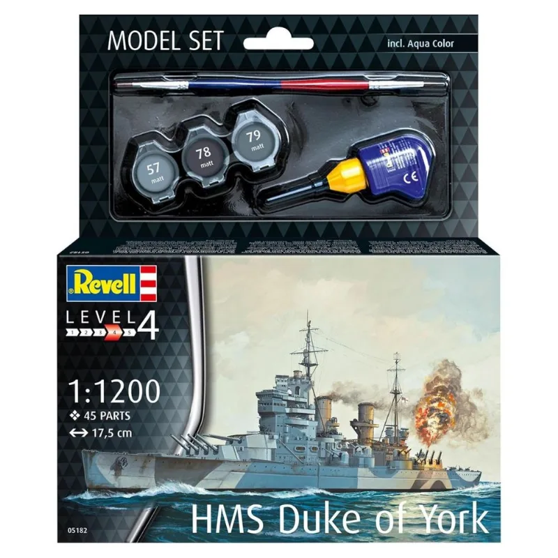 Model Set HMS Duke of York 1/1200 Revell 65182