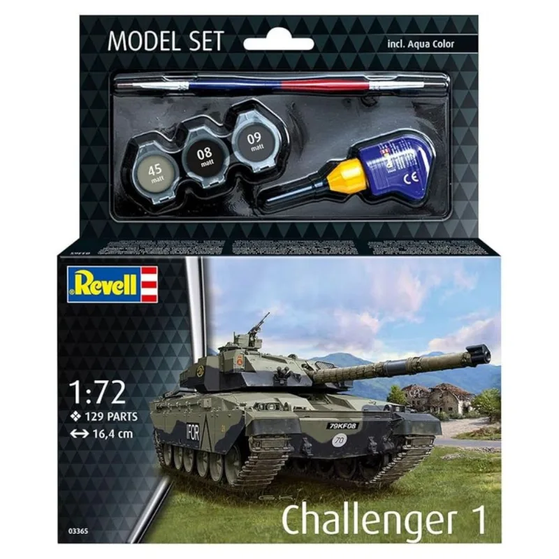 Model Set Challenger 1 1/72 Revell 63365