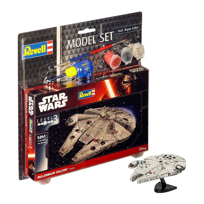 Star Wars Modellbausatz 1/241 Model Set Millennium Falcon