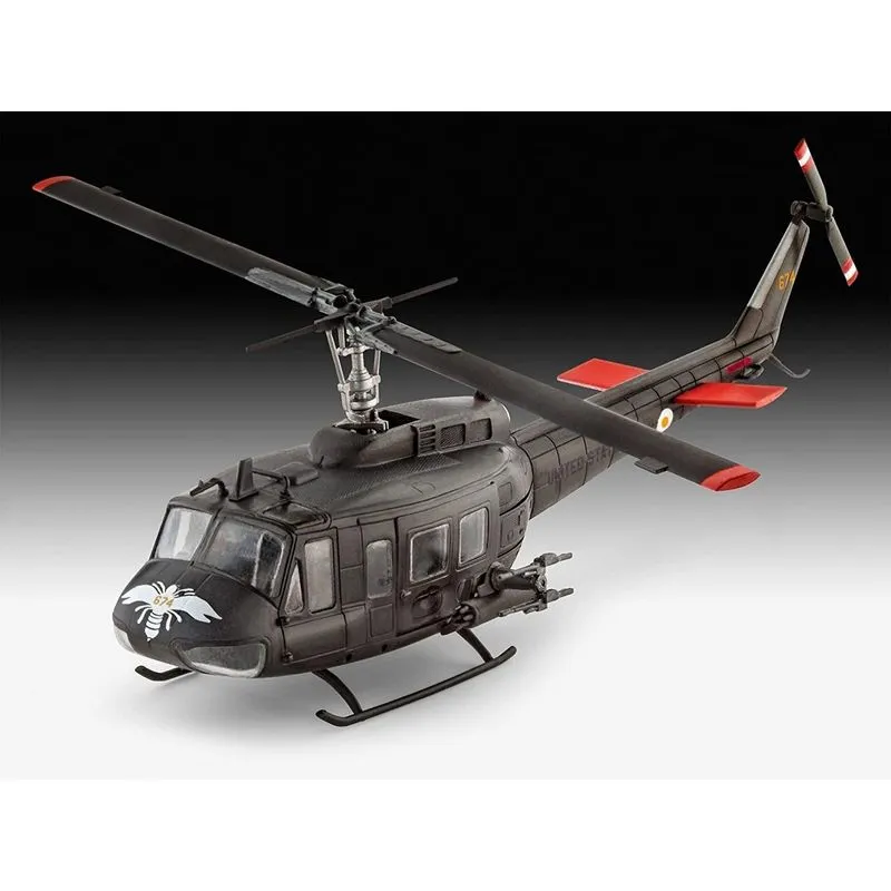 Revell - 1/100 - Bell Uh-1h Gunship- Model Set - Kit Iniciante