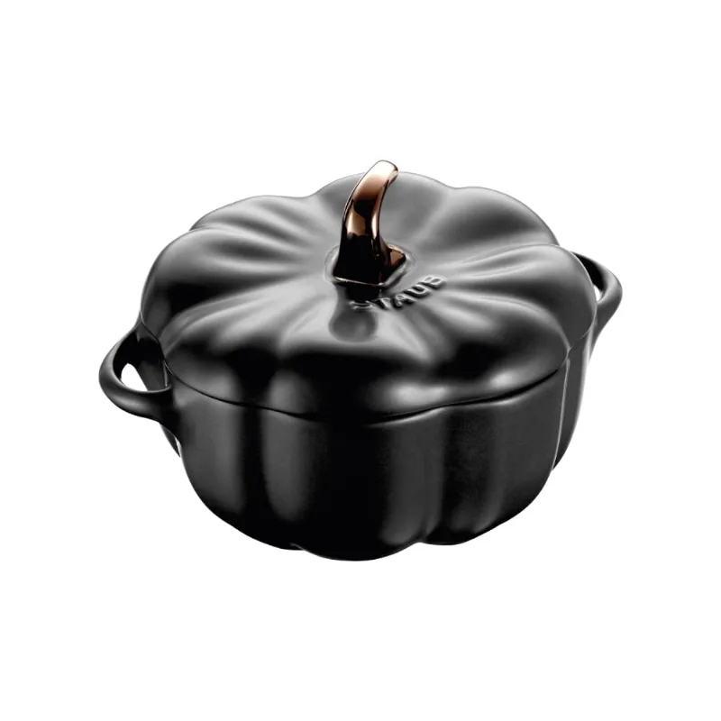 Cocotte de Cerâmica Pumpkin Preta 12 cm