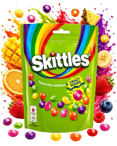 SKITTLES CRAZY SOURS 152GR