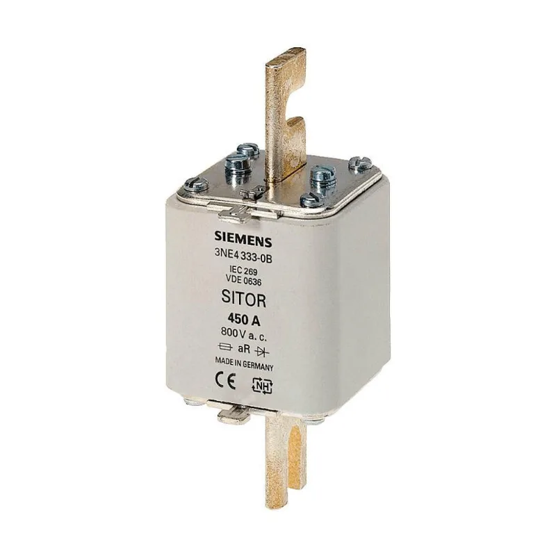 Fusivel Siemens 3NE4330-0B NH2 315A 800VCA 440VCC Bivolt para Circuitos Industriais