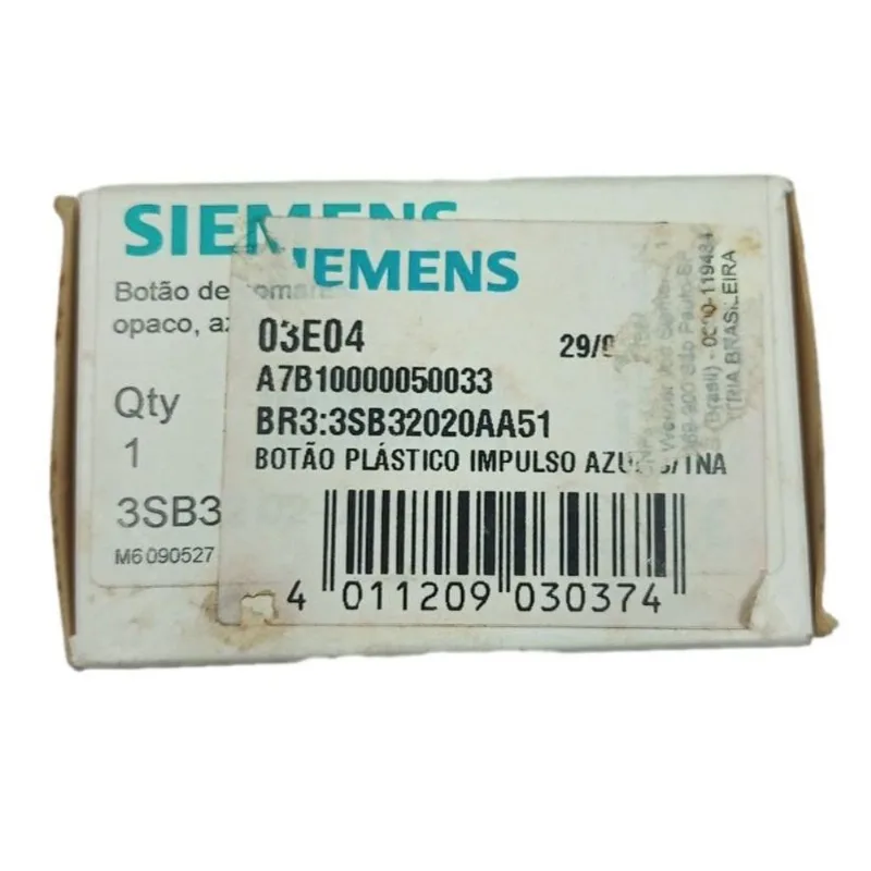 Botão Com Acoplamento Siemens 3sb3 2020aa51