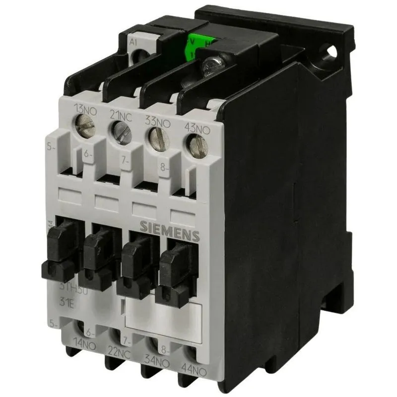 Contator Auxiliar 3TH3031-0AN1 3NA+1NF 220V com Conexão CA Siemens