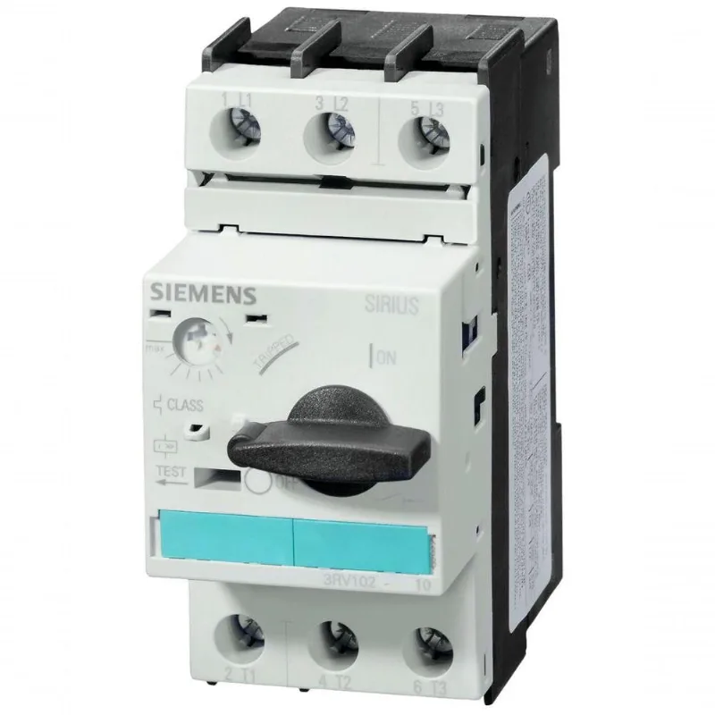 Disjuntor Motor 3RV1021-1FA10 com Corrente 3,5-5A Bivolt Inox Siemens
