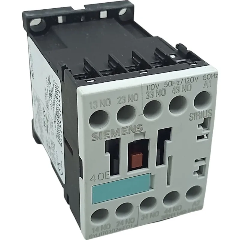 Contator Auxiliar Siemens 3RH1140-1AK60 110-120v 50/60Hz 4NA