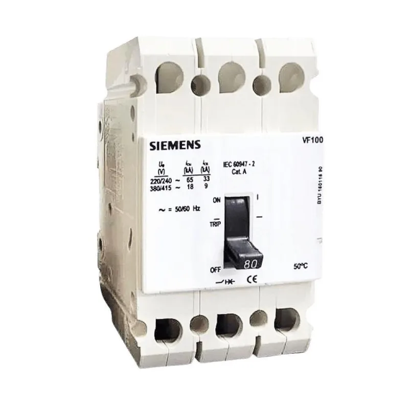Disjuntor Caixa Moldada Tripolar 3VF2213 com Proteção Inox Siemens 20A