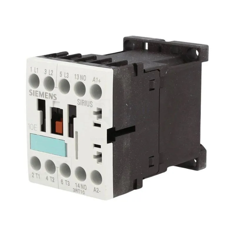 Contator Siemens 3RT1017-1AU11 para Comando Eletrico 1NA 12A 380VCA 60HZ