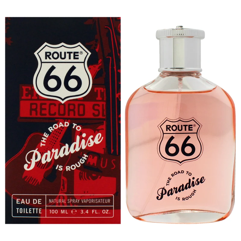 Route 66 The Road To Paradise Is Rough by Route 66 for Men - 3.4 oz EDT Spray 3.4 oz