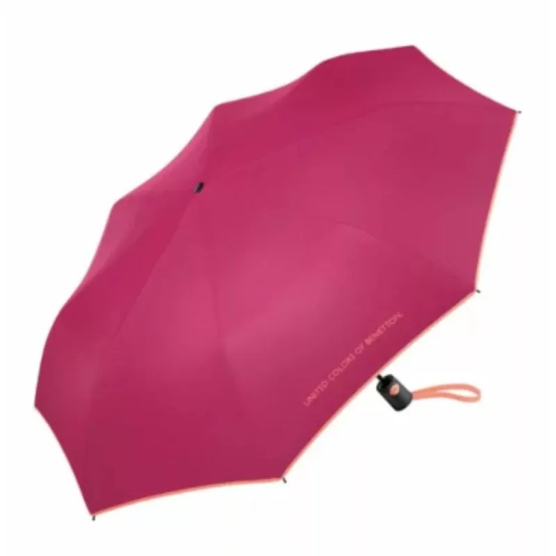 Sombrinha Mini Automática Fuchsia Purple 56655 Benetton