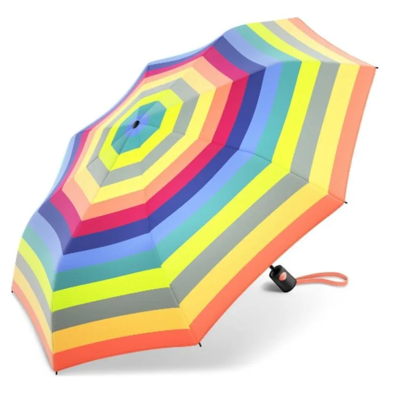 Sombrinha Min Automática Multistripe Colorido Benetton 56933
