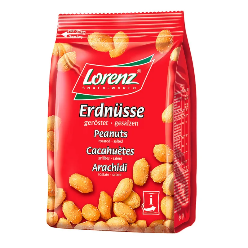 Mani Lorenz Tostado Y Salado X 125 Gr