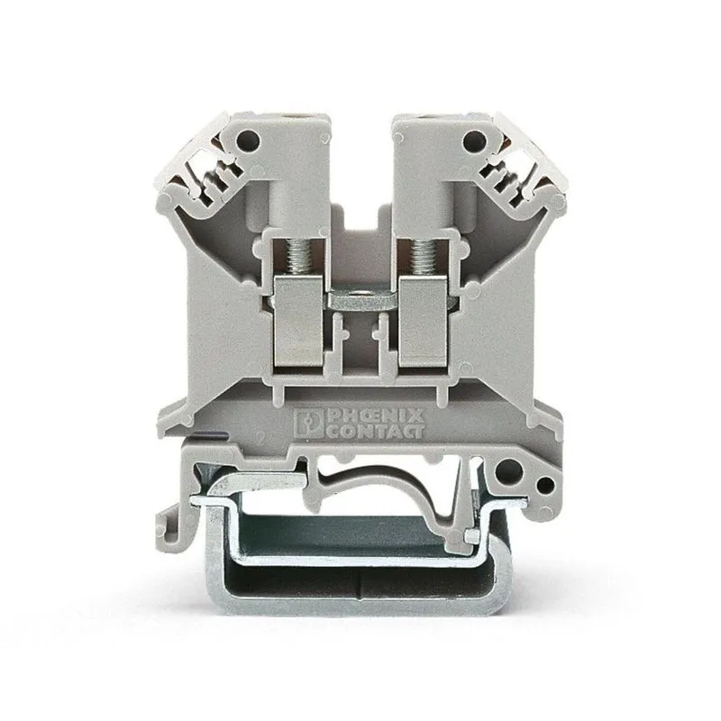 Borne de Passagem UK 3 N para Conexões Elétricas em Trilho DIN 3MM2 Bivolt Phoenix Contact 3001501