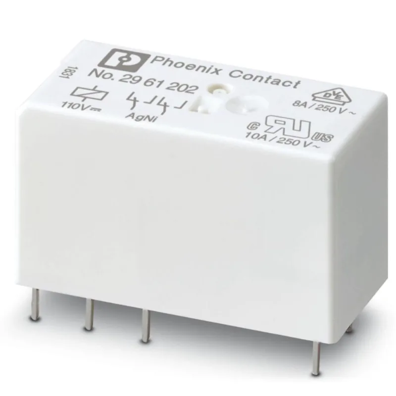 Relé de Potência Miniatura REL-MR-110DC-21-21 com Contato Reversível 110VDC Phoenix Contact
