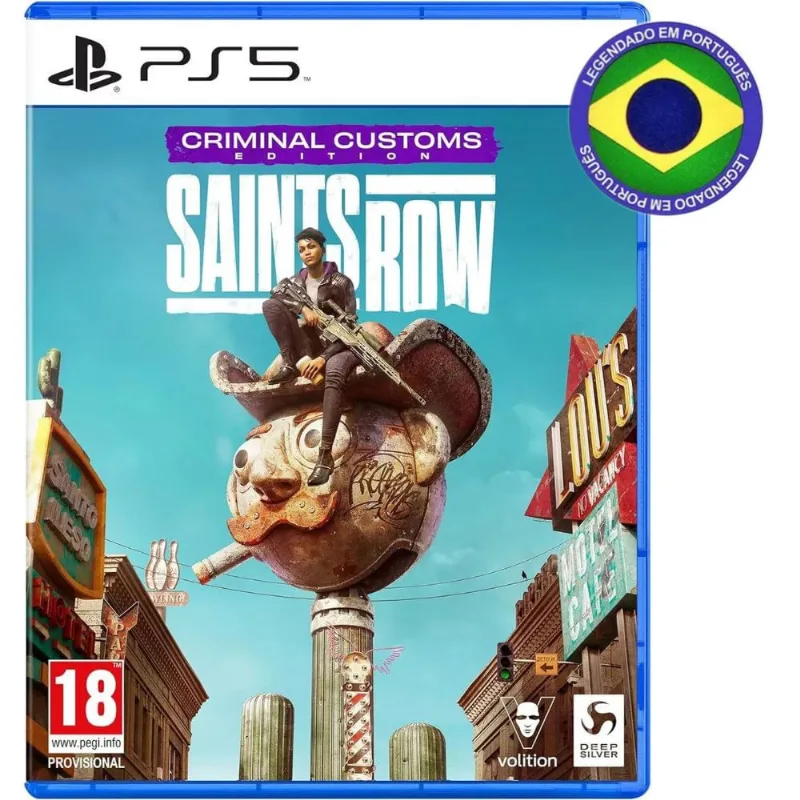 Saints Row Criminal Customs Ps5 Midia Fisica Novo Lacrado Legendado Em Português