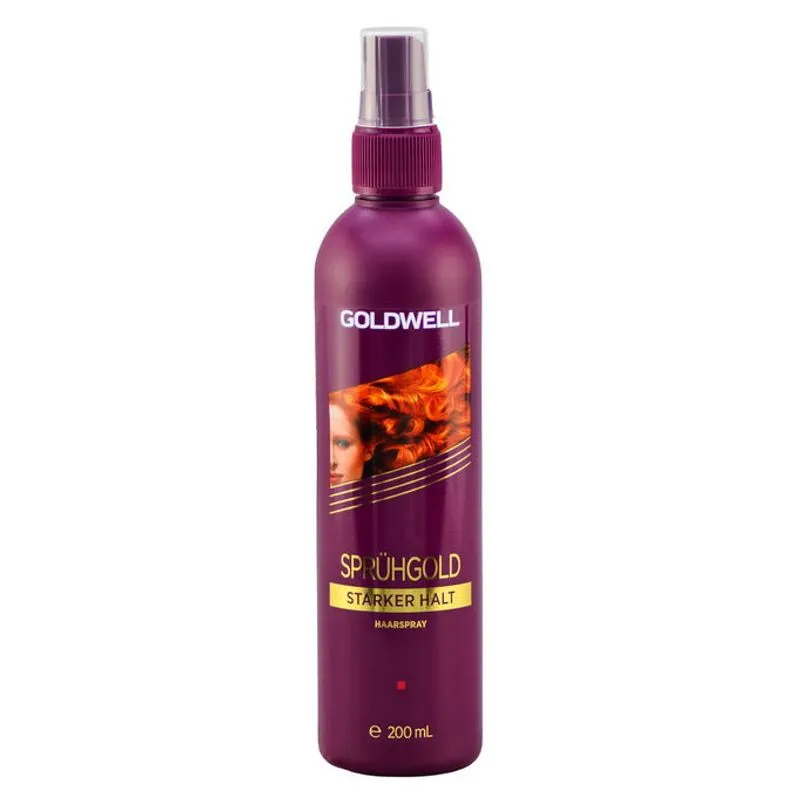 Spray De Cabelo Goldwell Spruhgold Strong, Sem Aerossol, 200 Ml