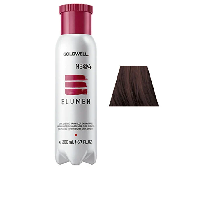 Goldwell Elumen Long Lasting Hair Color Oxidant Free #nb@4 200ml 200ml
