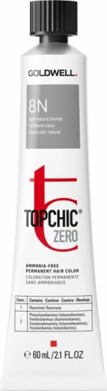 Goldwell TopChic Zero 8N Biondo chiaro 60 ml — Tinta capelli permanente