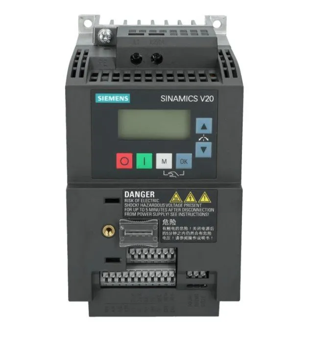INVERSOR DE FREQUENCIA SIEMENS | V20 200-240V 1AC LO:2,2kW 11A | 6SL32105BB222UV1