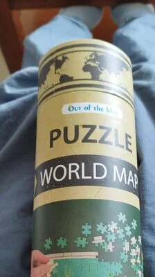 Puzzle world map