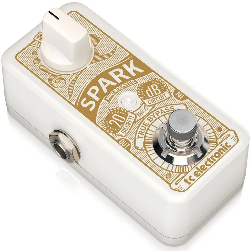 Pedal Tc Electronic Spark Mini Booster 20db Para Guitarra E Baixo