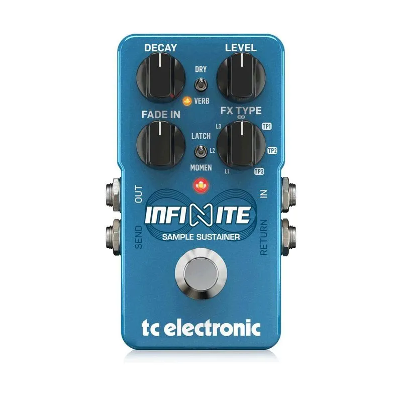 Pedal De Guitarra Infinite Sample Sustainer Da Tc Electronic