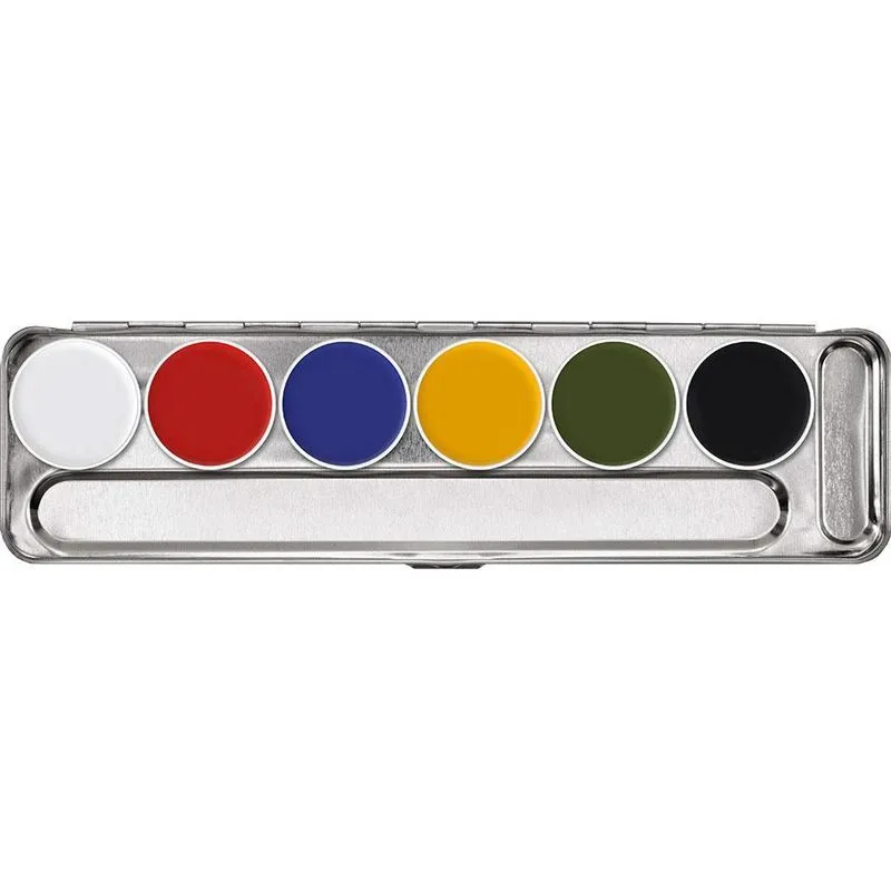 Paleta Supracolor 6 Cores - Kryolan