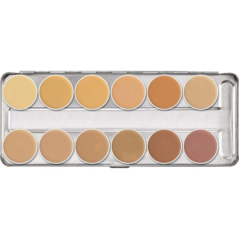 Paleta de Corretivos em Creme Kryolan Dermacolor - Camouflage Creme Palette 1 Un
