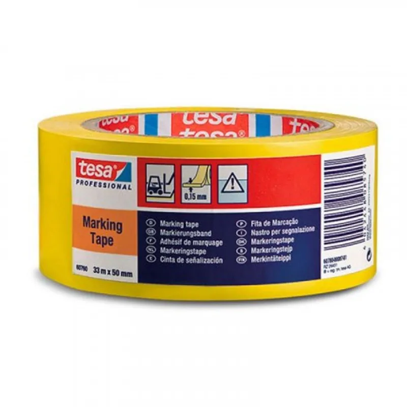 Cinta Marcacion Amarillo 50Mmx33Mt Tesa