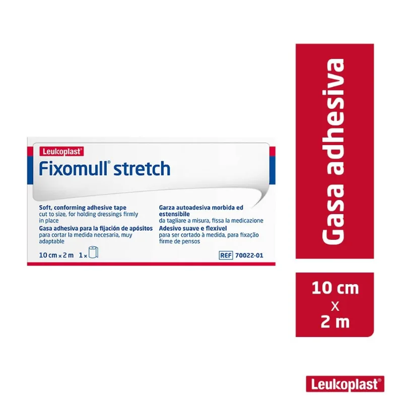 Fixomull Strech Gasa de 10 Cm X 2 M Und