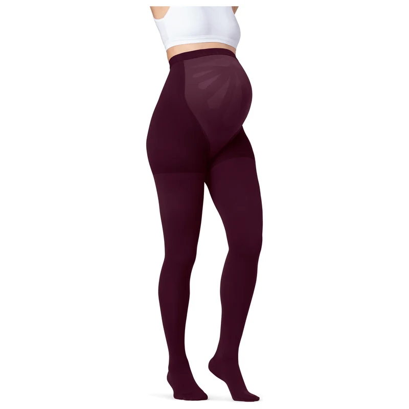 JOBST® Opaque Women's Waist High 20-30 mmHg, Maternity X-Large / Cranberry