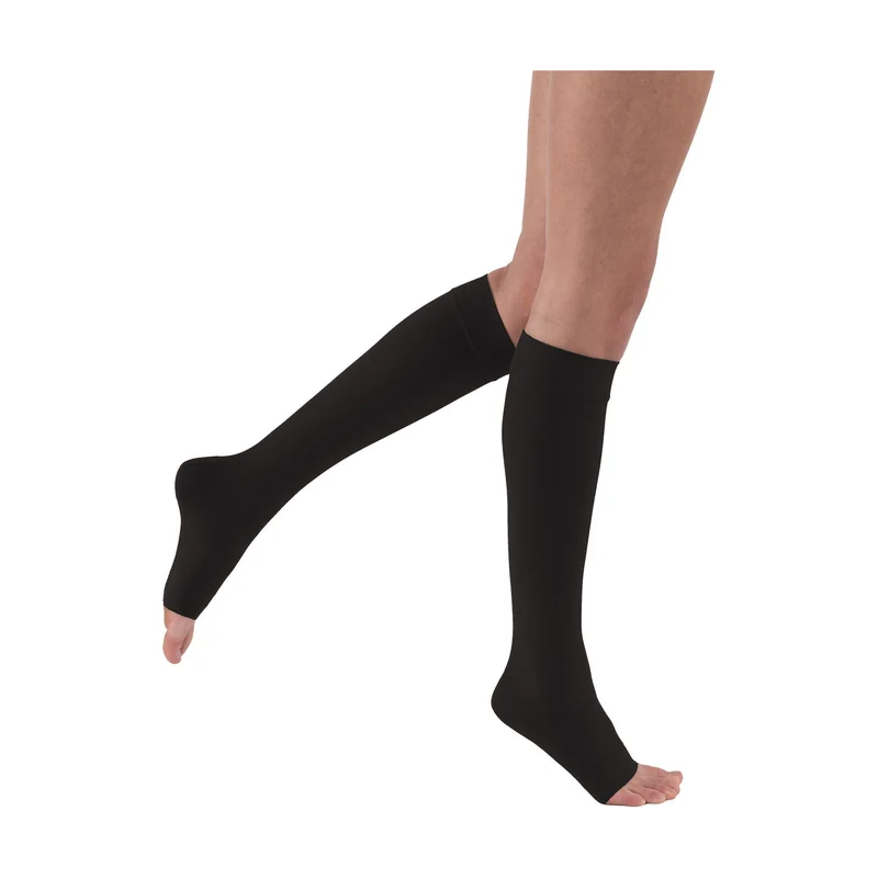 JOBST® Relief Knee High 20-30 mmHg, Open Toe Small / Standard / Black