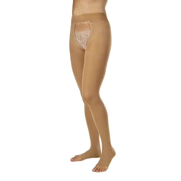 JOBST® Relief Double Leg Chap 20-30 mmHg, Open Toe Small / Black