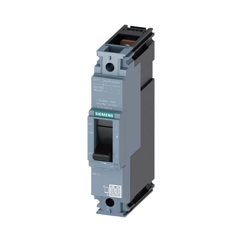 Disjuntor Caixa Moldada 3VM1120-3ED12-0AA0 Monopolar 20A 25kA 240Vca Siemens