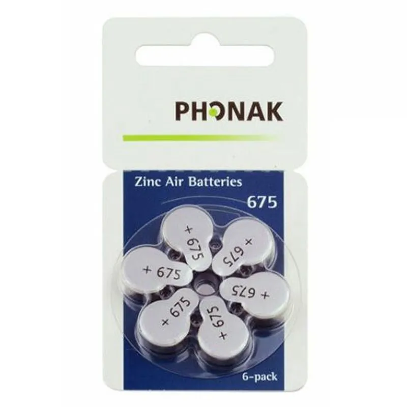 6 Pilhas P675 Phonak Mercury Free Aparelho Auditivo